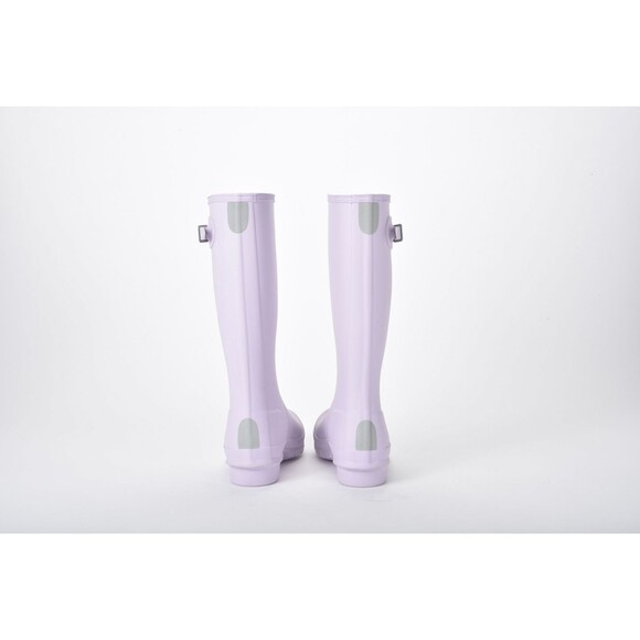 Hunter Rubber Slip On Lavender Rain Boots Girls Size 6 - Picture 5 of 6